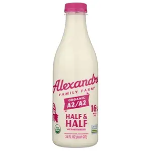 Organic Rich Creamy Half And Half, 28 FZ