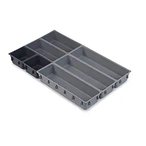 Grey Drawer Organizer Set, 7 CT