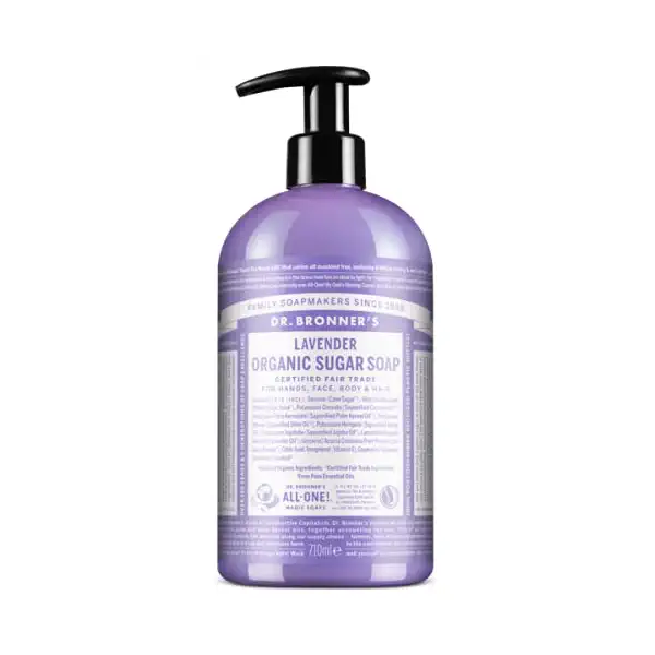 Organic Lavender Pump Soap 1