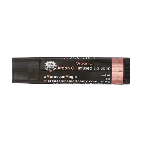 Organic Argan Oil Rose Lip Balm 8