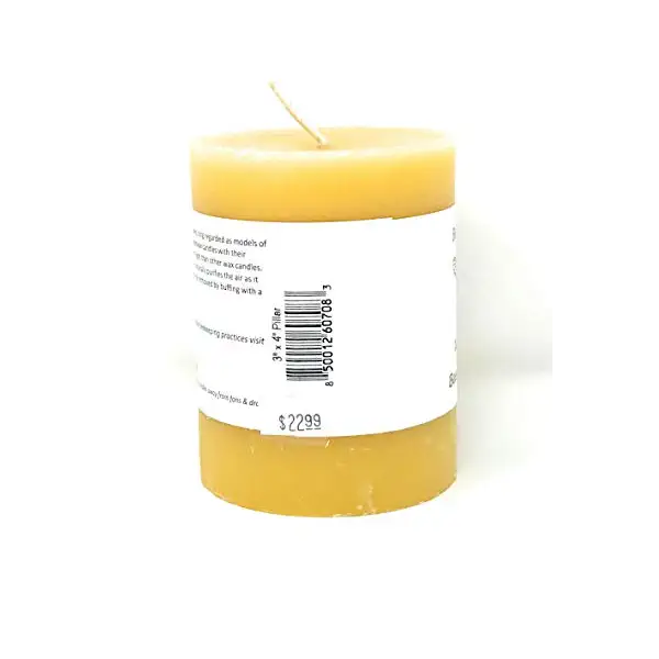 Beeswax Pillar Candle 2