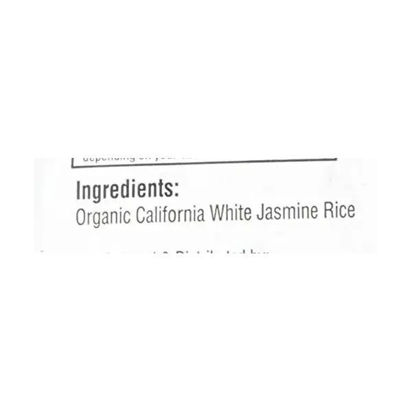 ORGANIC WHITE JASMINE RICE 4