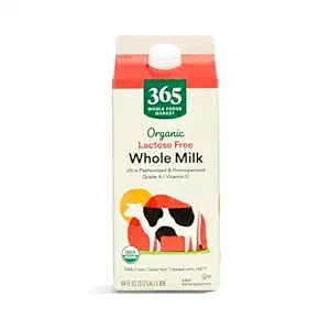 365 by Whole Foods Market, Organic Whole Milk, Lactose Free, 64 Fl Oz