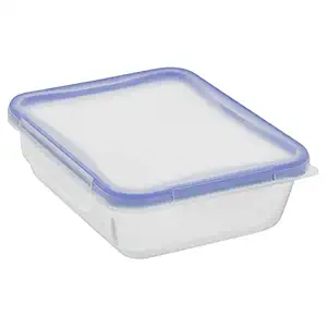 6 Cup Glass Rectangle Food Container, 1 EA