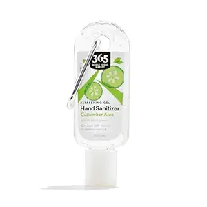 Cucumber Aloe Hand Sanitizing Gel with Carabiner Clip, 1 FZ