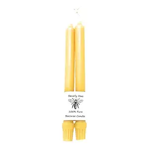 Natural 10In Tapers Candle, 2 CT