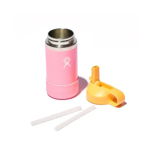 Dahlia Kids Wide Mouth Straw Cap 12Oz, 1 EA 2