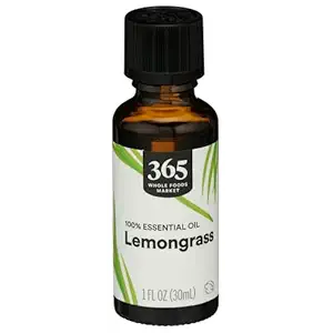 Whole Foods Market, 100% Essential Oil Lemongrass, 1 oz