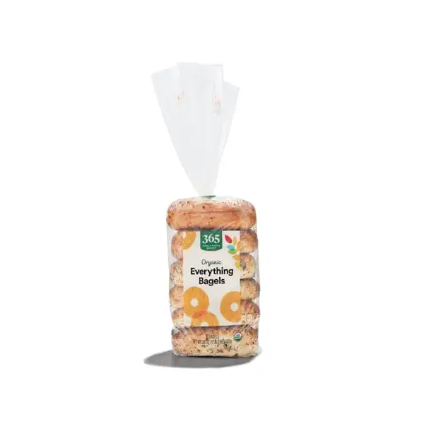 365 by Whole Foods Market, Organic Everything Bagels, 6 Count, 18 Ounce 1