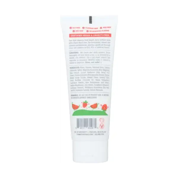 Kids Watermelon + Strawberry Tooth + Mouth Paste, 4.7 OZ 2