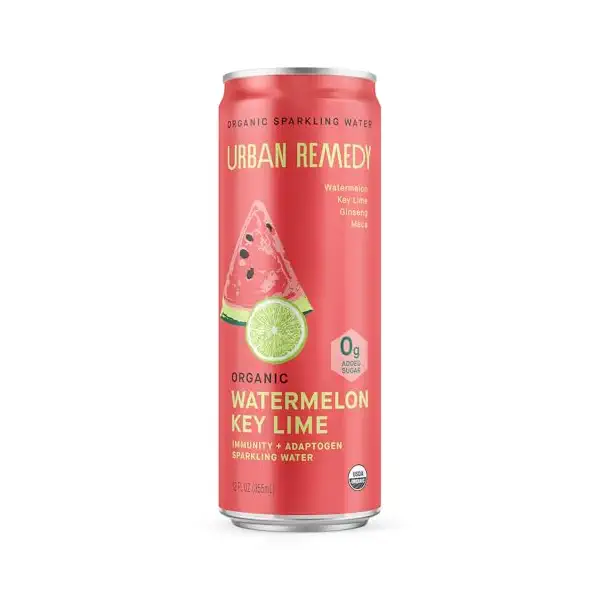 Organic Watermelon Key Lime Sparkling Water Sgl, 12 FZ 1