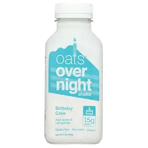 Birthday Cake Overnight Oats Shake, 2 OZ
