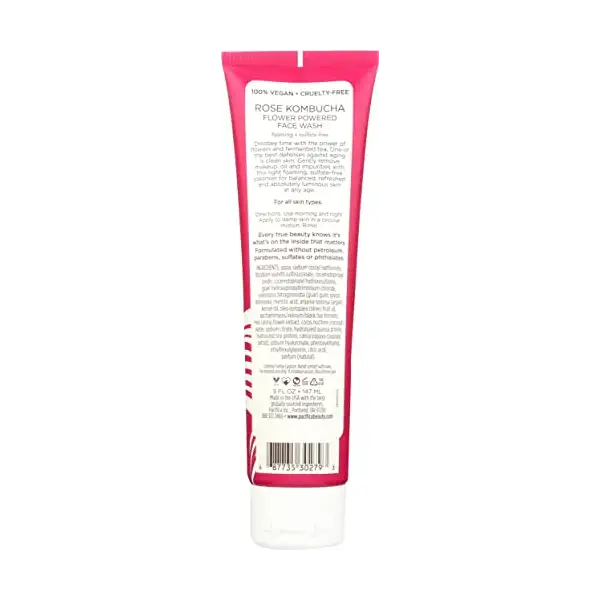 Rose Kombucha Flower Powered Face Wash, 5 FZ 2