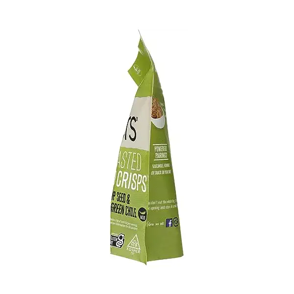 Organic Hemp Seed & Hatch Green Chile Crisps, 4.5 OZ 7