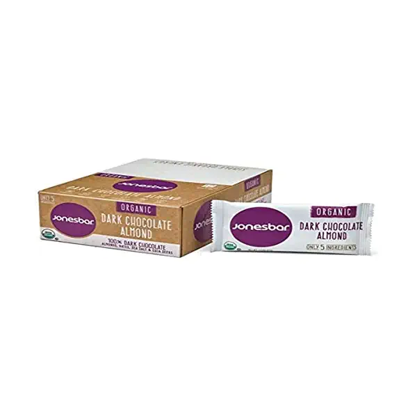 Organic Dark Chocolate Almond Bar 12 Count, 1.7 OZ 1