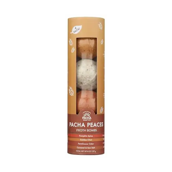 Pacha Peaces Fall Froth Bomb Collection, 8 OZ 1