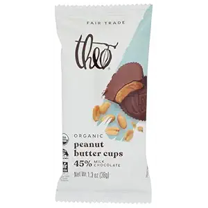 Organic Milk Chocolate Peanut Butter Cups, 1.3 OZ