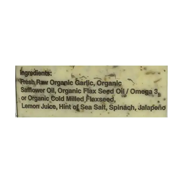 Spread Raw Spinach Jalapeno Garlic, 8 OZ 4