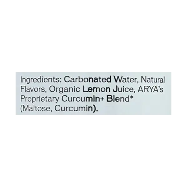 Twist Of Lemon Turmeric Sparkling Water, 12 FZ 3