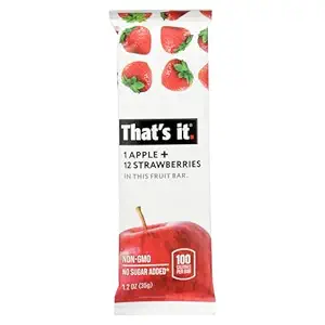 Apple Strawberry Bar, 1.2 OZ