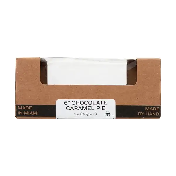 Chocolate Caramel Pie 6 Inch Chocolate Caramel Pie 8