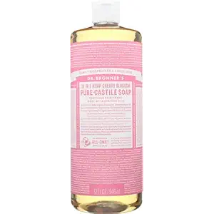 Cherry Blossom Liquid Castile Soap, 32 FZ