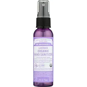 Organic Lavender Hand Sanitizing Spray, 2 FZ