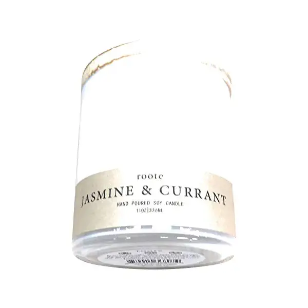 Jasmine Currant Soy Candle White Tumbler 1
