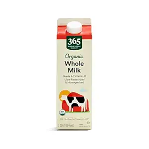 365 by Whole Foods Market, Organic Whole Milk, 32 Fl Oz