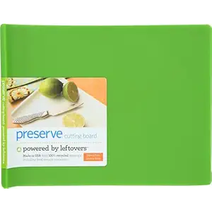 Cutting Board Plastic Small Green, 1 EA