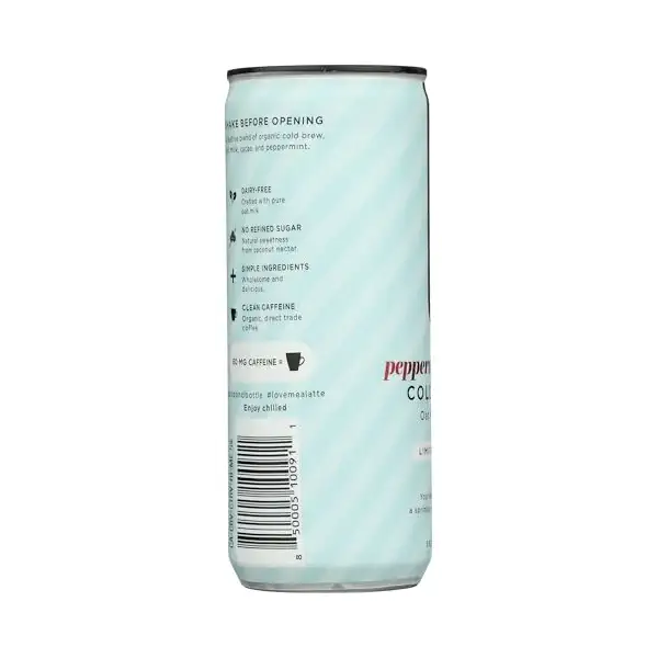 Organic Peppermint Mocha Oat Milk Latte, 8 FZ 3