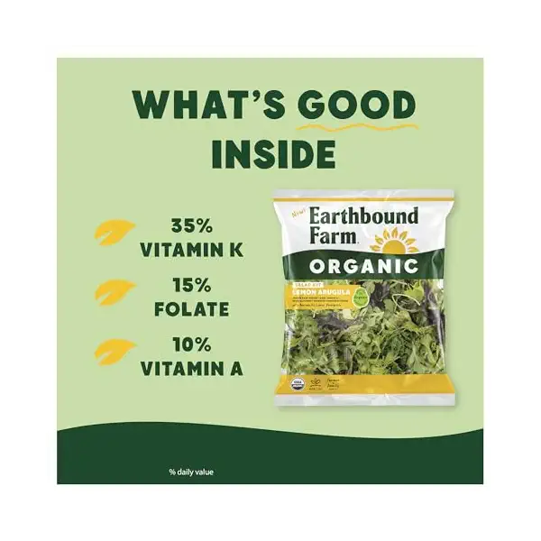 Organic Lemon Arugula Salad Kit, 7.1 OZ 3