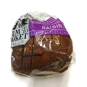 Half Cinnamon Raisin Bread, 8 OZ