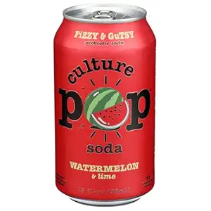 Watermelon & Lime Probiotic Soda, 12 FZ