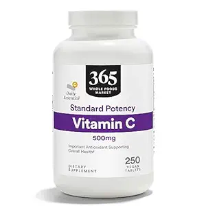 365 by Whole Foods Market, Vitamin C, 500mg, 250 Tablets
