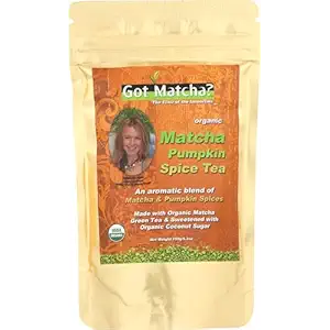 Organic Matcha Blended Tea Pumpkin Spice, 150 GR