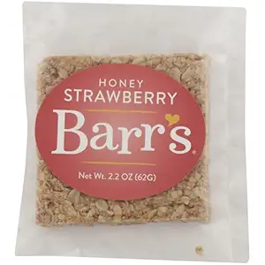 S Barr Honey Strawberry Granola Bar, 2.2 OZ