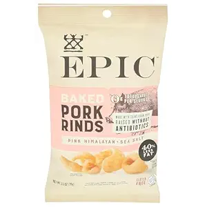 Pink Himalayan Sea Salt Pork Rinds, 2.5 OZ