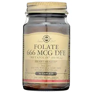 Folate 400 Mcg (As Metafolin) Tablets, 50 CT