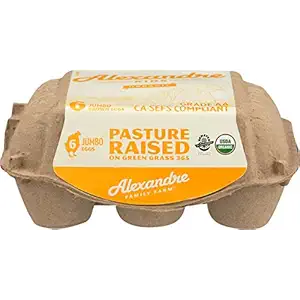 Organic Jumbo Grade AA Eggs, 6 CT
