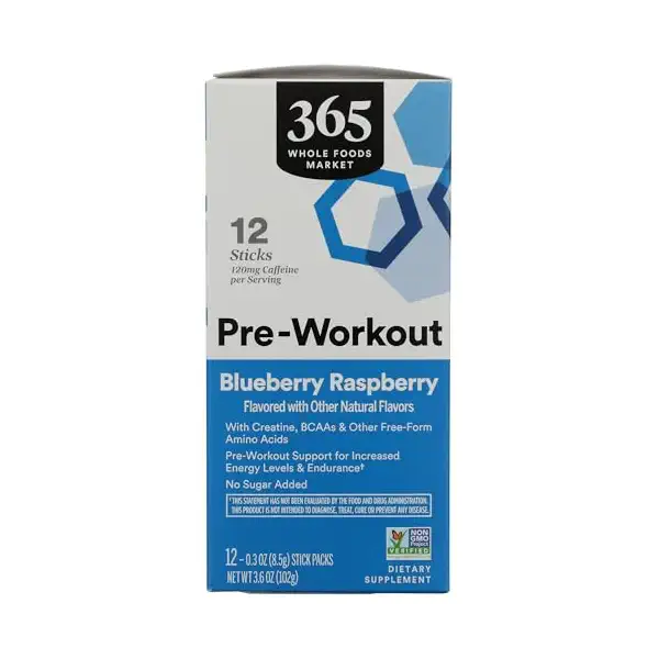 Blueberry Raspberry Pre-Workout Powder 12 Count, 0.3 OZ 4