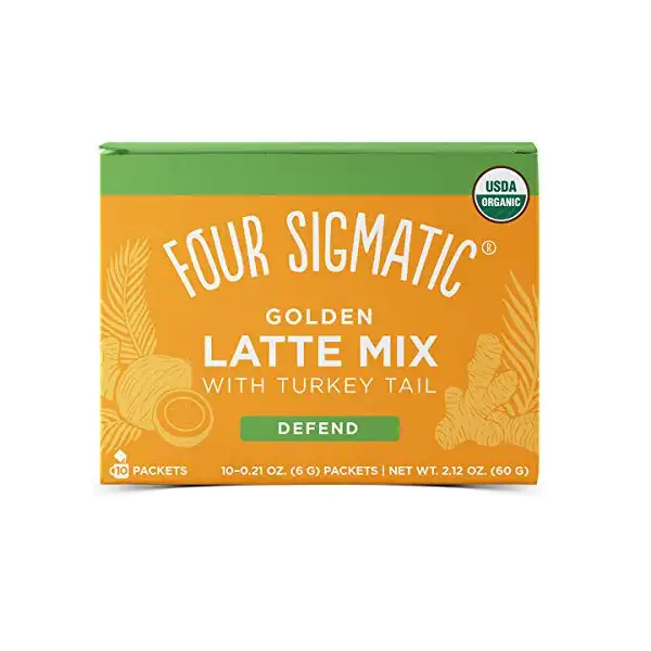 Organic Turkey Tail Golden Latte Mix, 0.21 OZ 1