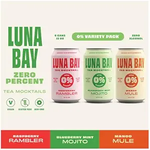 Zero Percent Tea Mocktail Variety 6pk Cans, 12 FZ