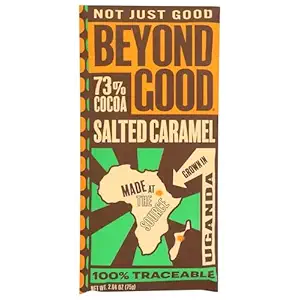 Organic Salted Caramel Chocolate Bar, 2.64 OZ
