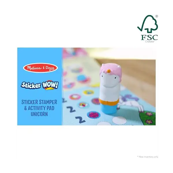 Unicorn and Activity Sticker Pad, 1 EA 3