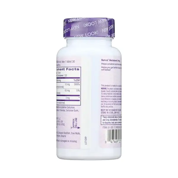 Melatonin 3 MG, 120 CT 2