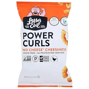 No Cheese Cheesiness Power Curls, 4 OZ