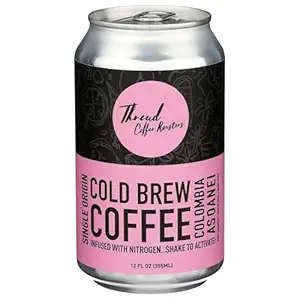 Organic Single Origin Nitro Cold Brew Coffee, 12 FZ