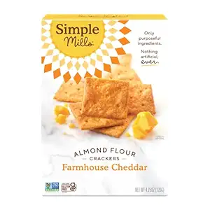 Farmhouse Cheddar Almond Flour Crackers, 4.25 OZ