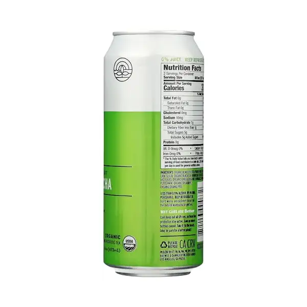 Organic Ginger Boost Kombucha Tea, 16 FZ 7